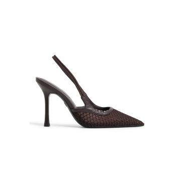 Pantofi slingback cu varf ascutit Evania