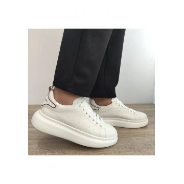 Pantofi Casual Barbati  3221 Albi (Spre Crem) - Crem -