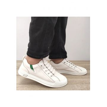 Pantofi Casual Barbati  9088 Albi - Alb -