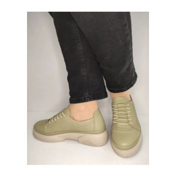 Pantofi Casual Dama  053 24100 Olive - Verde -