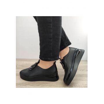 Pantofi Casual Dama  2450-Z Negri - Negru -