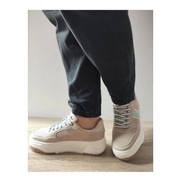 Pantofi Casual Dama  250536-8 Bej - Bej -