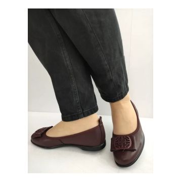 Pantofi Casual Dama  40001B 23-N Bordo - Bordo -