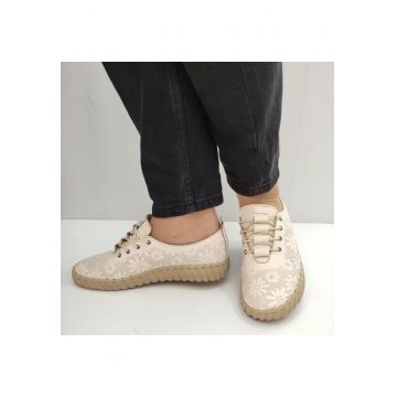 Pantofi Casual Dama  5329 Bej - Bej -
