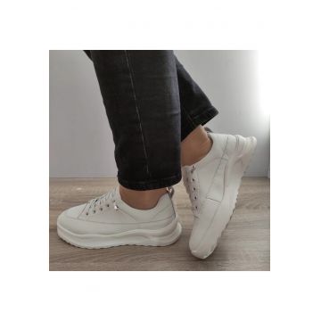 Pantofi Casual Dama  8198-8 Crem - Crem -