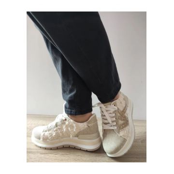 Pantofi Casual Dama  Wsc250517-8 Bej - Bej -