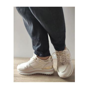 Pantofi Casual Dama  Wsc250520-7 Bej - Bej -