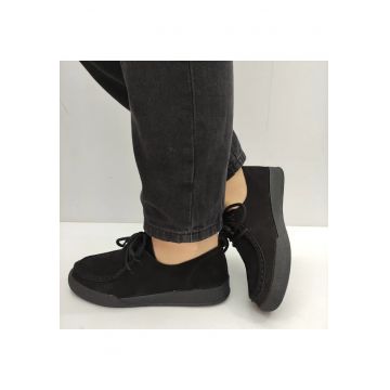Pantofi Casual Dama  Y232 Negri - Negru -