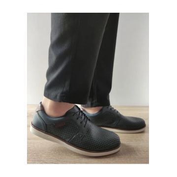 Pantofi Casual Perforati Barbati  B2306-14 Bleumarin - Albastru