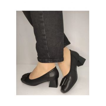 Pantofi Eleganti Dama  460008B 01-N Negri - Negru -