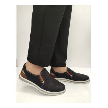Pantofi Perforati Barbati  411 Bleumarin - Bleumarin -