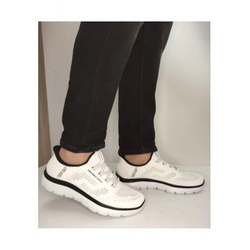 Pantofi Sport Barbati  232939 Wbk - Alb