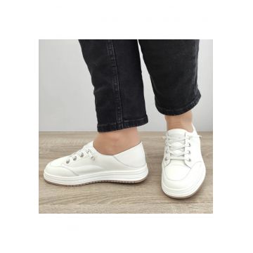 Pantofi Casual Dama  89198-8 Albi - Alb -