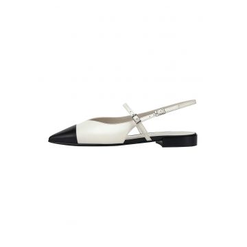 Pantofi de piele cu varf ascutit