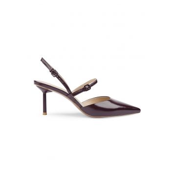 Pantofi de piele cu varf ascutit