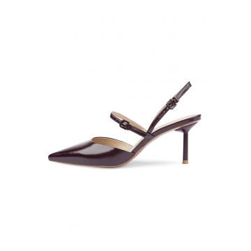 Pantofi de piele cu varf ascutit