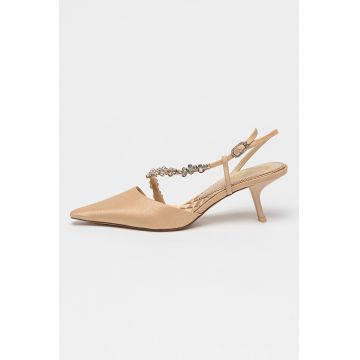 Pantofi slingback cu varf ascutit Bonnie