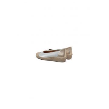 Balerini  304982330 - Piele naturala - Alb