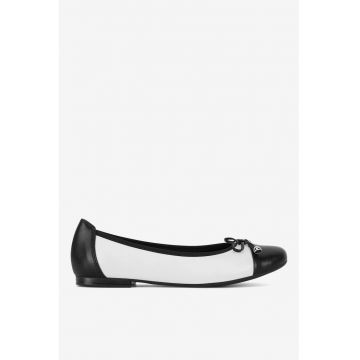 Balerini  5903698580814 - Piele naturala - Alb