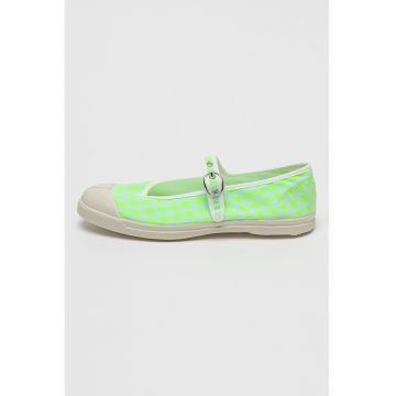 Balerini cu varf intarit si model gingham