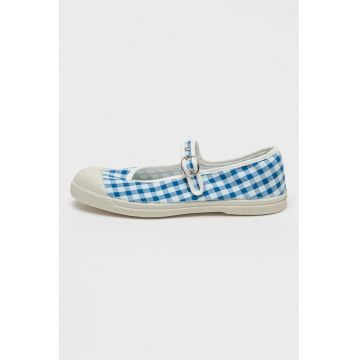 Balerini cu varf intarit si model gingham