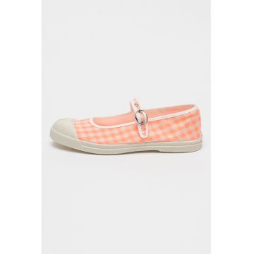 Balerini cu varf intarit si model gingham