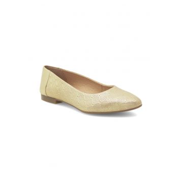 Balerini dama -  370475 - Piele naturala - Auriu