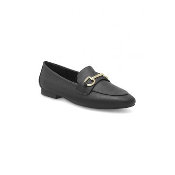 Mocasini dama -  377283 - Piele ecologica - Negru