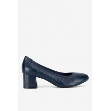 Pantofi dama  5903419919176 - Piele naturala - Albastru