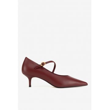 Pantofi dama  5903419938832 - Piele naturala - Rosu