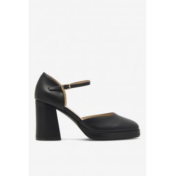 Pantofi dama  5903698031576 - Piele naturala - Negru