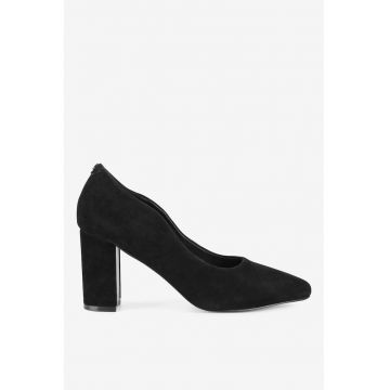 Pantofi dama  5903698049281 - Piele intoarsa - Negru