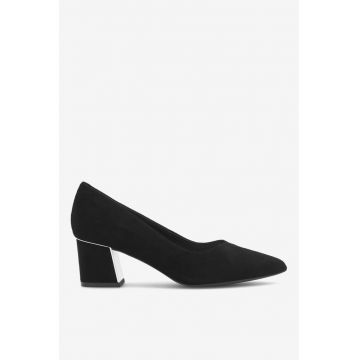 Pantofi dama  5905588294146 - Piele intoarsa - Negru