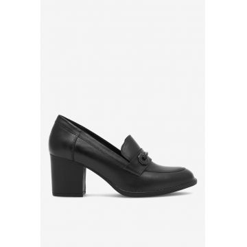 Pantofi dama  5905588306252 - Piele naturala - Negru