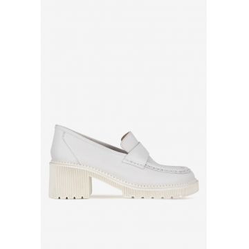 Pantofi dama  5905588650607 - Piele naturala - Alb