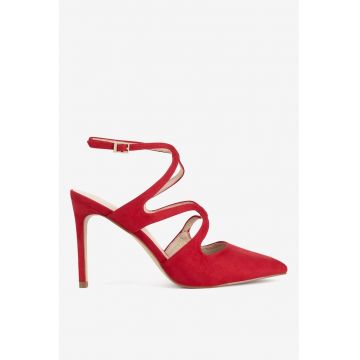 Pantofi dama  5905588714729 - Textil - Rosu