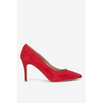 Pantofi dama  5905588732594 - Textil - Rosu