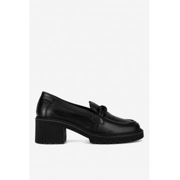 Pantofi dama  5905588740728 - Piele naturala - 41 EU - Negru
