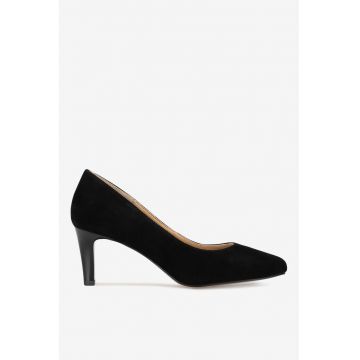 Pantofi dama  5905588780687 - Piele intoarsa - Negru