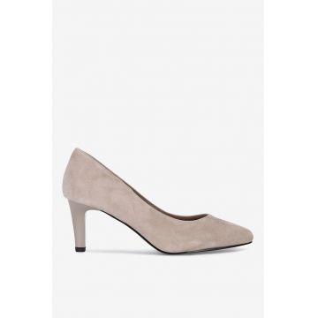 Pantofi dama  5905588780694 - Piele intoarsa - Bej