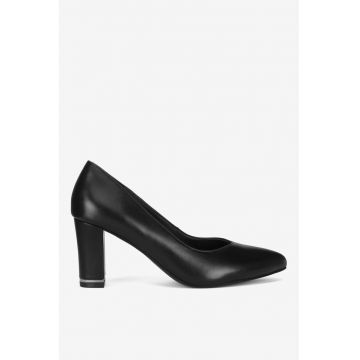 Pantofi dama  5905588780984 - Piele naturala - Negru