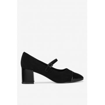 Pantofi dama  5905588889045 - Piele intoarsa - Negru