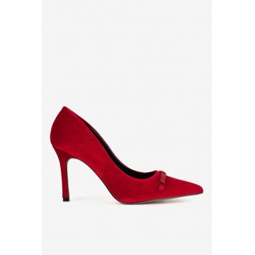 Pantofi dama  5905588985334 - Textil - Rosu