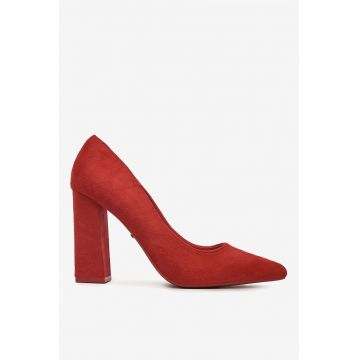 Pantofi  Rosu din Textil