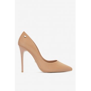 Pantofi Sintetic Bej - Marca