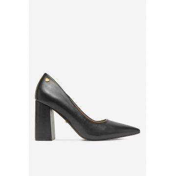 Pantofi  Sintetic - Negru -