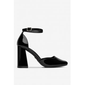 Pantofi  Sintetic - Negru -
