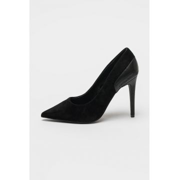 Pantofi stiletto din piele intoarsa Stray