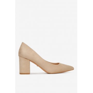Pantofi  Textil - Bej -