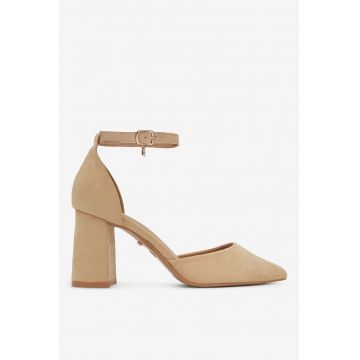 Pantofi  Textil - Bej -